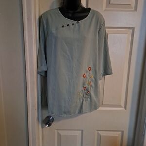No brand embroidered Blouse Size XL 5/$25